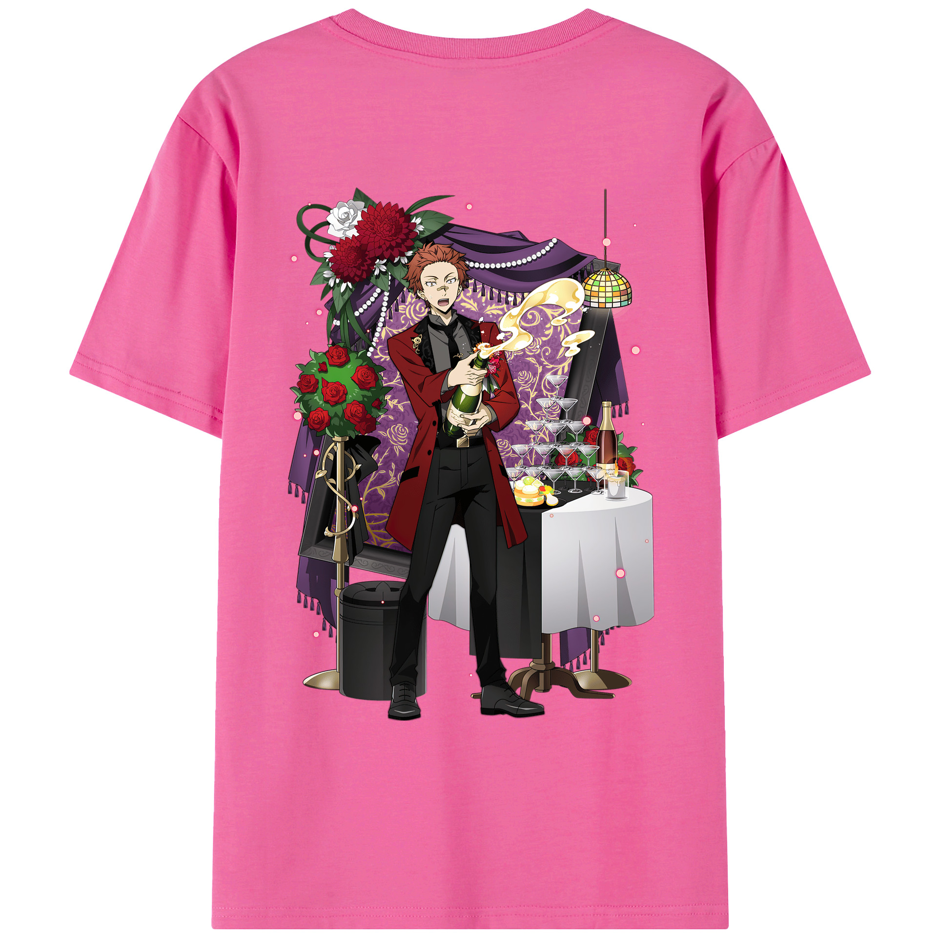 （画像用） 文豪ストレイドッグス Bungo Stray Dogs レディース半袖Tシャツ(バックプリント)
